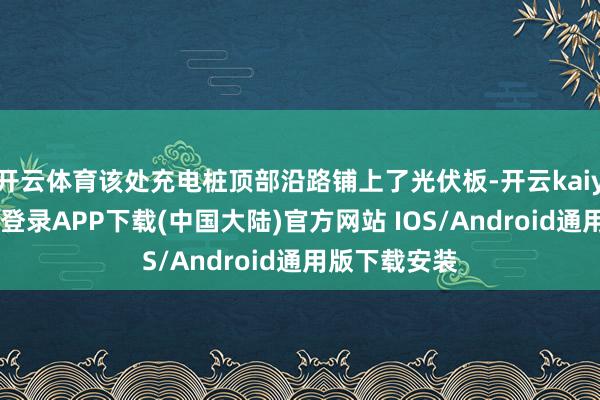 开云体育该处充电桩顶部沿路铺上了光伏板-开云kaiyun登录入口登录APP下载(中国大陆)官方网站 IOS/Android通用版下载安装