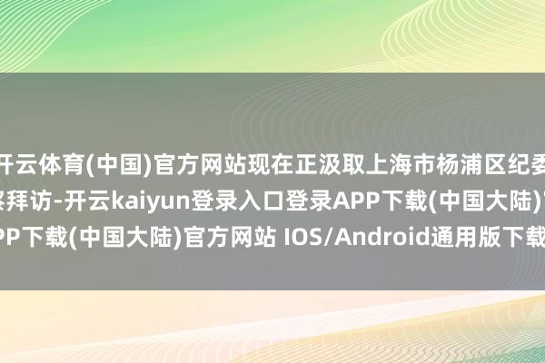 开云体育(中国)官方网站现在正汲取上海市杨浦区纪委监委次序审查和监察拜访-开云kaiyun登录入口登录APP下载(中国大陆)官方网站 IOS/Android通用版下载安装